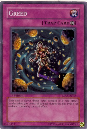 Heterodoxy ”Immortal Greed” Amazon.com: Yu-Gi-Oh! - Greed - SOD-EN055 - Super Rare - 1st
